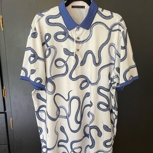 Greyson Patterned Golf Polo Shirt